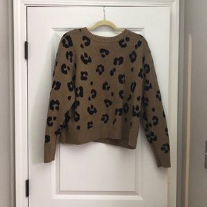 City Chic leopard sweater with Torrid leggings